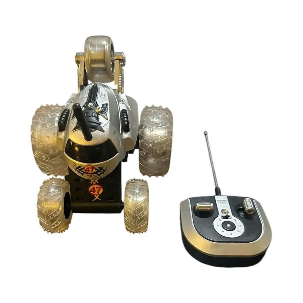 Silver and Black Remote-Controlled Monster Truck